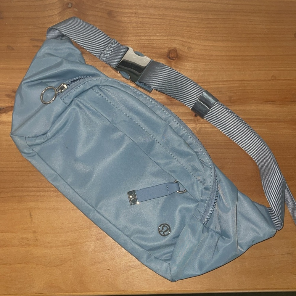 lululemon athletica Light Blue Crossbody Sling Bag